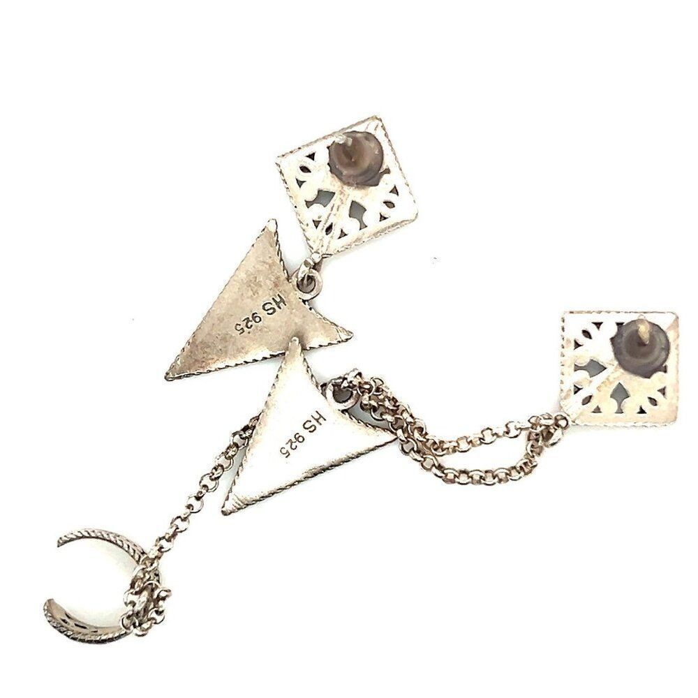 925 Silver Dangle Earrings - image 7